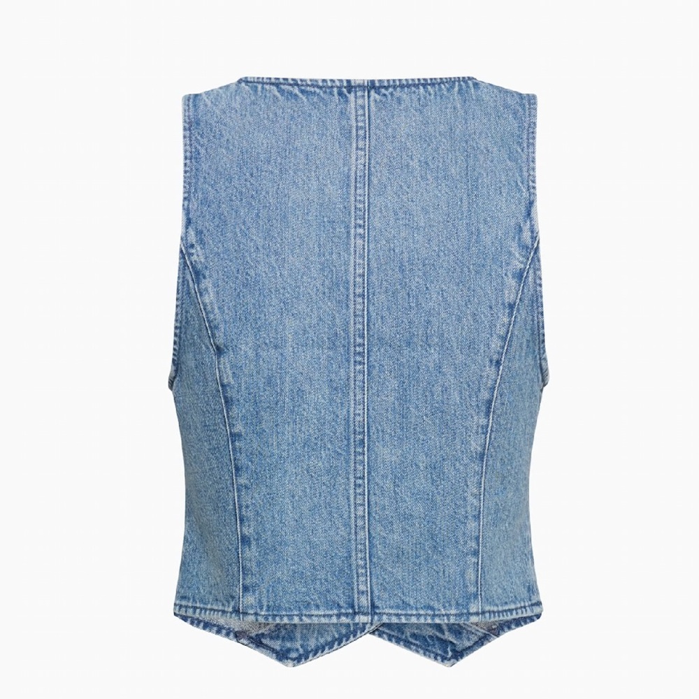 Aritzia Denim Forum The 90’s Mia Denim Vest - Picture 6 of 10